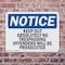 Signmission Keep Out Absolutely No Trespassing Offenders OSHA Notice Sign, Plastic, 10in W x 7in L, 2PK OS-2PACK-NS-P-710-L-13841 - alternate 7